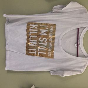 says even on my worst day I’m still killing it